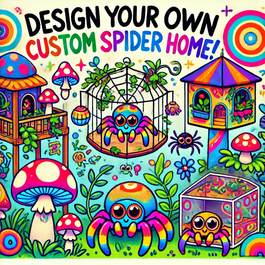🎨✨ Create Your Own Custom Jumping Spider Enclosure! ✨🕷️