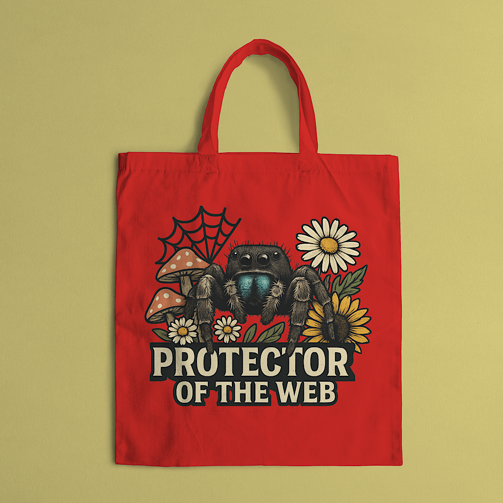 Protector of the Web Tote Bag