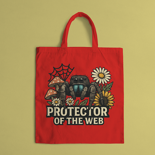 Protector of the Web Tote Bag